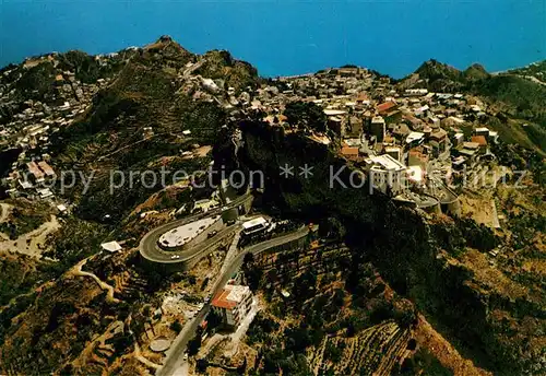 AK / Ansichtskarte Castelmola Panorama aereo Castelmola