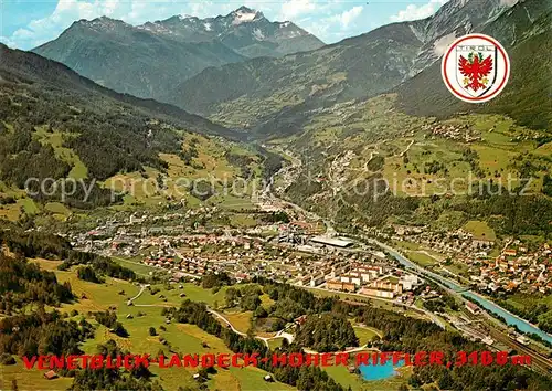 AK / Ansichtskarte Landeck_Tirol Venetblick Landeck Hoher Riffler Landeck Tirol