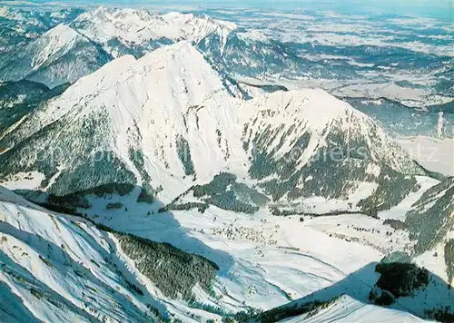AK / Ansichtskarte Berwang_Tirol Alpen im Winter Fliegeraufnahme Berwang Tirol
