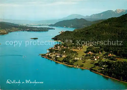 AK / Ansichtskarte Dellach_Woerthersee Fliegeraufnahme Dellach_Woerthersee