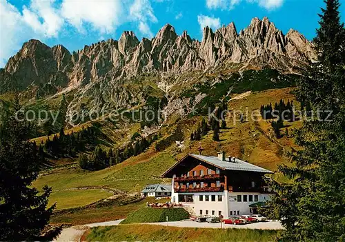 AK / Ansichtskarte Muehlbach_Hochkoenig Arthurhaus Berggaststaette Manndlwand Gebirgspanorama Muehlbach Hochkoenig