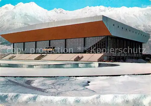 AK / Ansichtskarte Innsbruck Olympia Eisstadion Eisschnelllaufbahn Nordkette Innsbruck