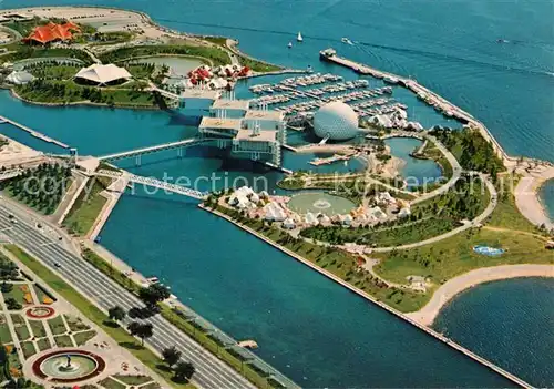 AK / Ansichtskarte Toronto_Canada Ontario Place aerial view Toronto Canada