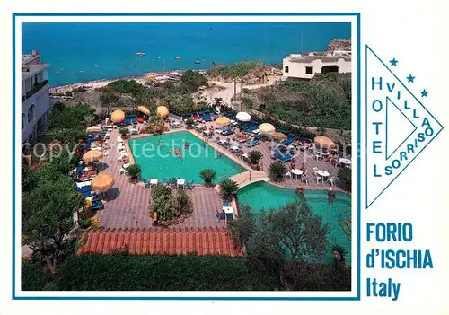 AK / Ansichtskarte Forio_d_Ischia Hotel Villa Sorriso Swimming Pool Forio_d_Ischia