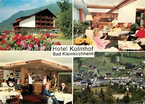 AK / Ansichtskarte Bad_Kleinkirchheim_Kaernten Hotel Restaurant Kolmhof Blick ins Tal Bad_Kleinkirchheim