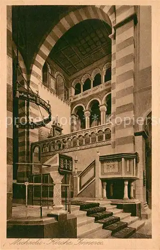 AK / Ansichtskarte Hildesheim Michaeliskirche innen  Hildesheim