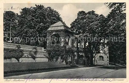 AK / Ansichtskarte Bad_Nauheim Musiktempel Kurhaus Terrasse Bad_Nauheim