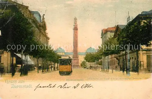 AK / Ansichtskarte Darmstadt Rheinstrasse Darmstadt