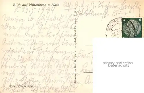 AK / Ansichtskarte Miltenberg_Main Panorama Miltenberg Main