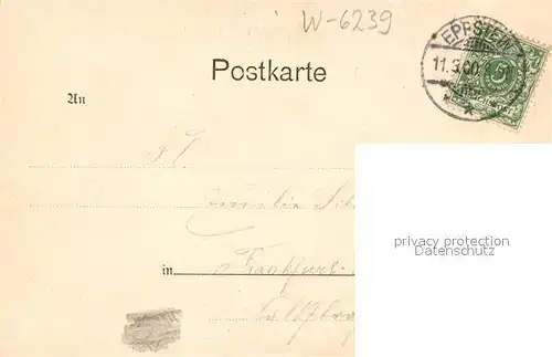 AK / Ansichtskarte Eppstein_Taunus Panorama Burg Eppstein_Taunus