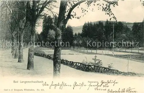 AK / Ansichtskarte Bad_Langenschwalbach Panorama Bad_Langenschwalbach