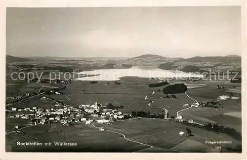 AK / Ansichtskarte Seekirchen_Wallersee Fliegeraufnahme Seekirchen_Wallersee