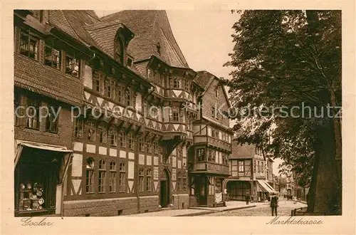 AK / Ansichtskarte Goslar Marktstrasse  Goslar