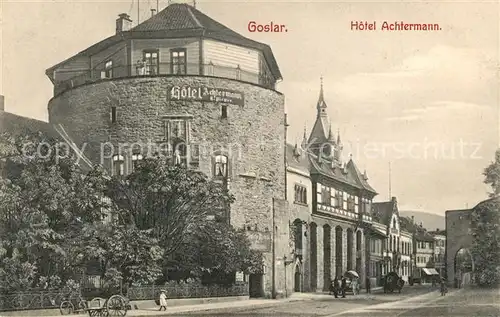 AK / Ansichtskarte Goslar Hotel Achtermann Goslar