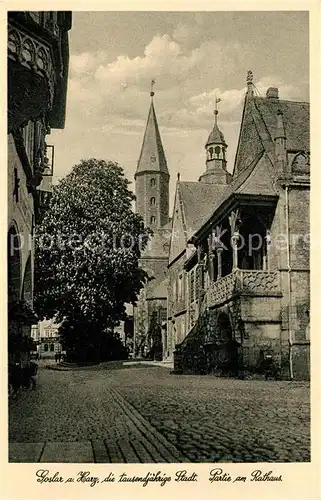 AK / Ansichtskarte Goslar Rathaus Goslar