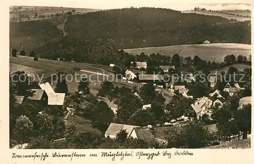 AK / Ansichtskarte Baerenstein_Altenberg Panorama Baerenstein_Altenberg