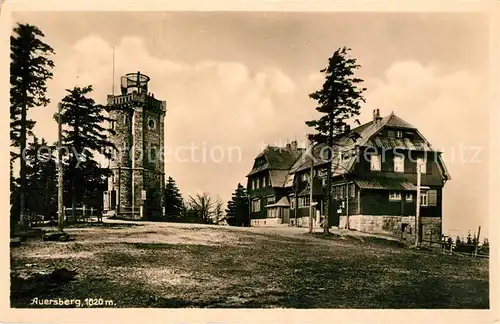 AK / Ansichtskarte Auersberg_Wildenthal Aussichtsturm Auersberg Wildenthal