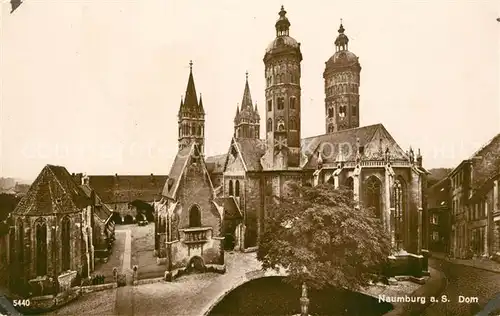 AK / Ansichtskarte Naumburg_Saale Dom Naumburg_Saale