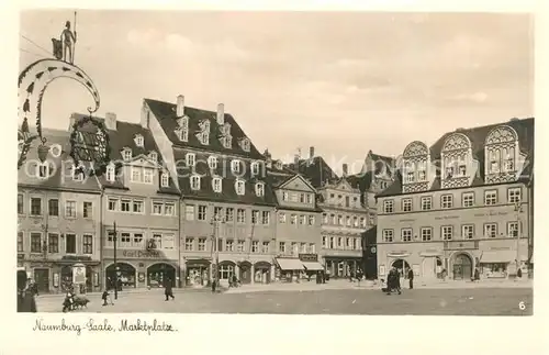 AK / Ansichtskarte Naumburg_Saale Marktplatz  Naumburg_Saale