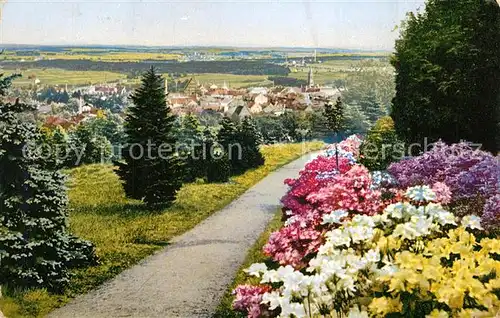 AK / Ansichtskarte Kamenz_Sachsen Panorama vom Hutberg Kamenz Sachsen