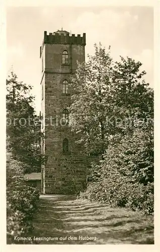 AK / Ansichtskarte Kamenz_Sachsen Lessingturm Hutberg Kamenz Sachsen