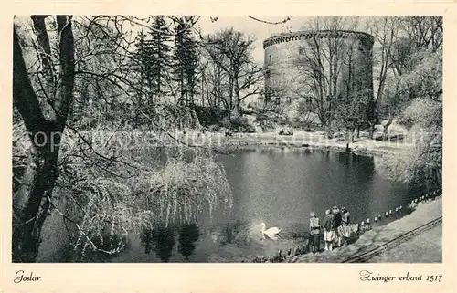 AK / Ansichtskarte Goslar Zinger See Goslar