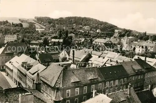 AK / Ansichtskarte Kamenz_Sachsen Panorama mit Hutberg Kamenz Sachsen