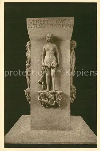 AK / Ansichtskarte Mosel_Region Denkmal Deutscher Wein  Mosel Region