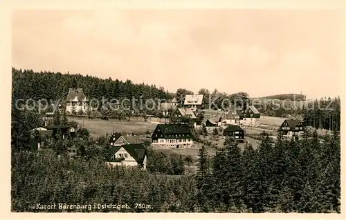 AK / Ansichtskarte Baerenburg_Sachsen Panorama Berghotel Friedrichshoehe Baerenburg Sachsen