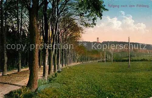 AK / Ansichtskarte Annaberg Buchholz_Erzgebirge Poehlberg Aussichtsturm Annaberg Buchholz