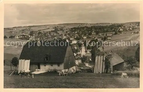 AK / Ansichtskarte Seiffen_Erzgebirge Spielzeugdorf Panorama Seiffen Erzgebirge