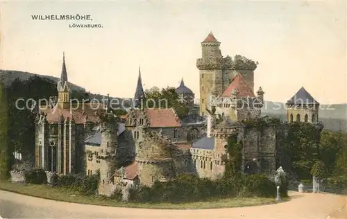 AK / Ansichtskarte Wilhelmshoehe_Kassel Loewenburg Wilhelmshoehe Kassel