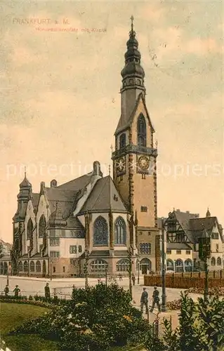 AK / Ansichtskarte Frankfurt_Main Hohenzollernplatz Kirche Frankfurt Main