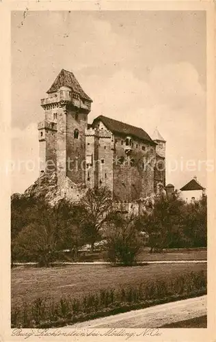 AK / Ansichtskarte Moedling Burg Liechtenstein Moedling