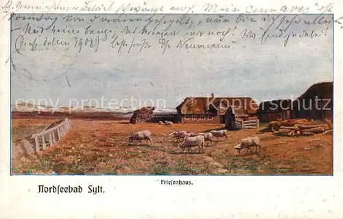 AK / Ansichtskarte Sylt Friesenhaus Sylt