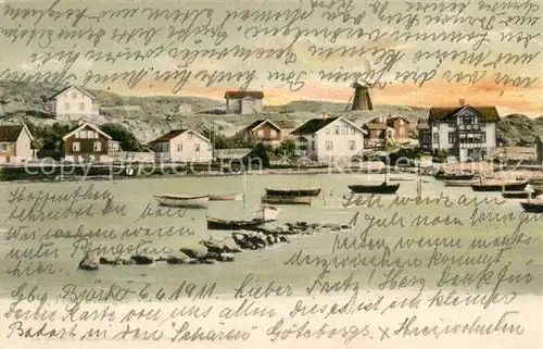 AK / Ansichtskarte Schweden Dorfpartie Schweden