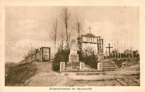 AK / Ansichtskarte Bouconville_Ardennes Soldatenfriedhof Bouconville_Ardennes