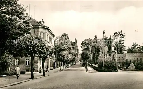 AK / Ansichtskarte Kamenz_Sachsen Poststrasse Kamenz Sachsen