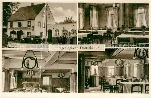 AK / Ansichtskarte Gelenau_Erzgebirge Erzgebirgische Dorfschaenke Vereinszimmer Gaststaette Gelenau_Erzgebirge