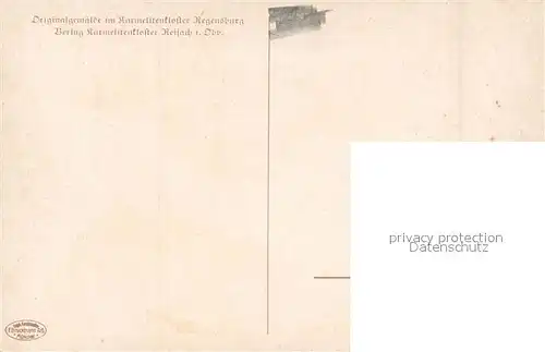 AK / Ansichtskarte Reisach_Oberaudorf Karmelitenkloster Reisach Gemaelde Reisach Oberaudorf