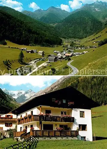 AK / Ansichtskarte Weissenbach_Ahrntal Pension Mitterbach Weissenbach Ahrntal