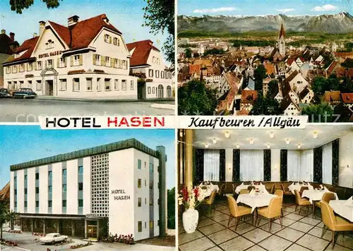 AK / Ansichtskarte Kaufbeuren Hotel Hasen Kaufbeuren