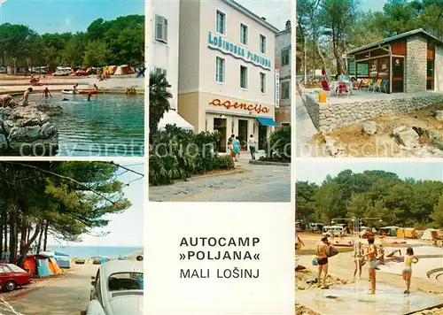 AK / Ansichtskarte Mali_Losinj Autocamp Poljana Strand Mali Losinj