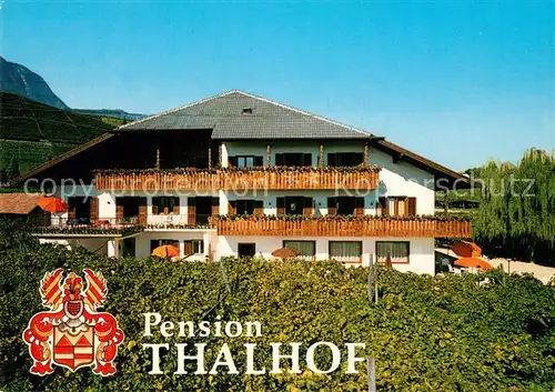 AK / Ansichtskarte Kaltern_Weinstrasse_Tirol Pension Thalhof Kaltern_Weinstrasse_Tirol