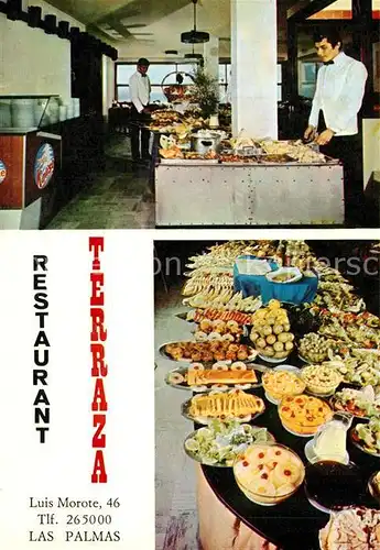 AK / Ansichtskarte Las_Palmas_Gran_Canaria Restaurant Terraza Las_Palmas_Gran_Canaria