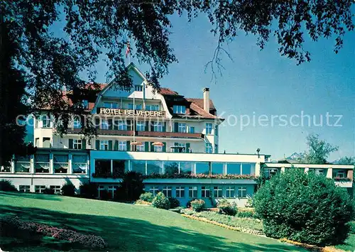 AK / Ansichtskarte Spiez_BE Strandhotel Belvedere Spiez_BE