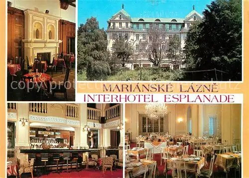 AK / Ansichtskarte Marianske_Lazne Interhotel Esplanade Marianske_Lazne