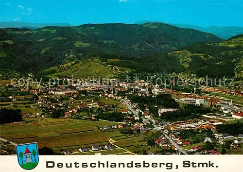 AK / Ansichtskarte Deutschlandsberg Fliegeraufnahme Deutschlandsberg