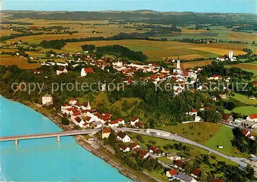 AK / Ansichtskarte Obernberg_Inn Fliegeraufnahme Obernberg Inn