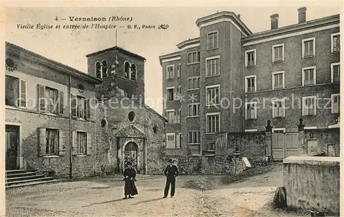 AK / Ansichtskarte Vernaison Vieille Eglise Hospice  Vernaison